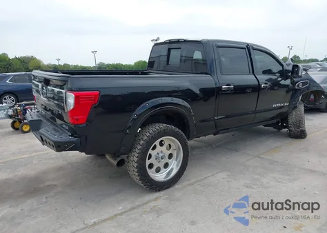 2017 Nissan Titan Xd Platinum Reserve Diesel from USA, damaged, VIN 1N6BA1F43HN522302